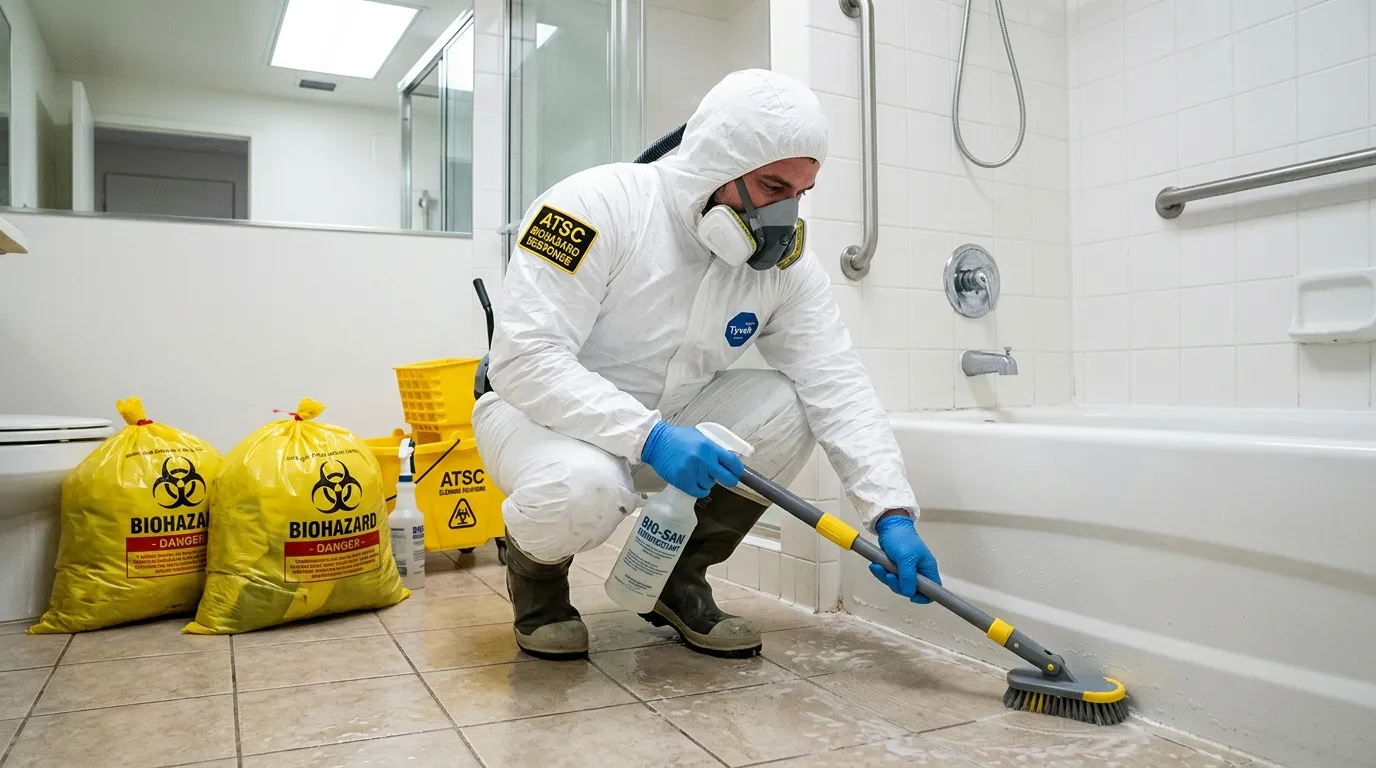 Decontamination equipment deployed for Blood Cleanup in Takoma Park